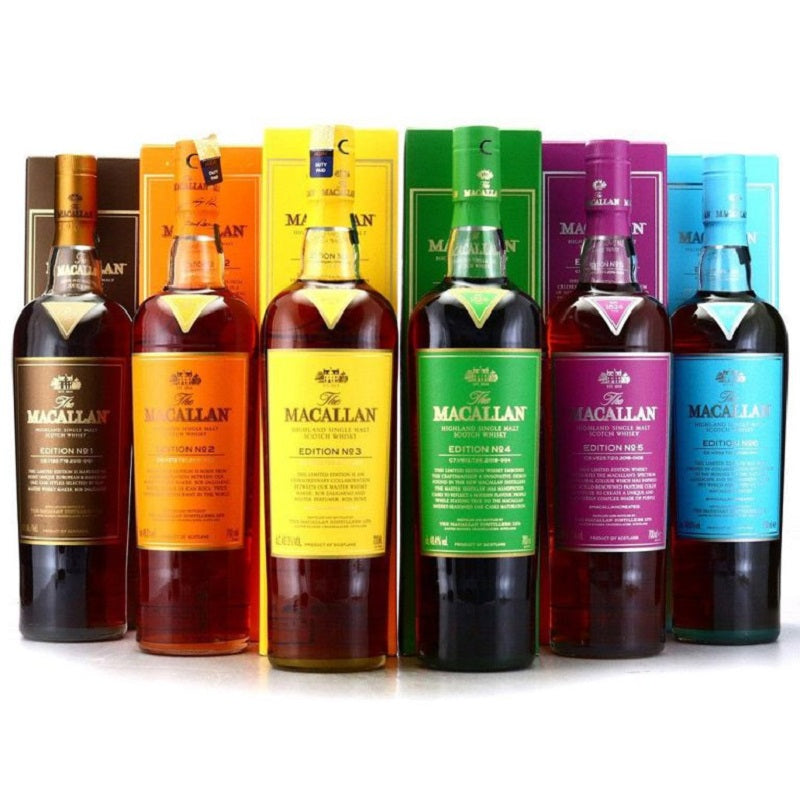 Macallan  Edition 2,3,4,5,6